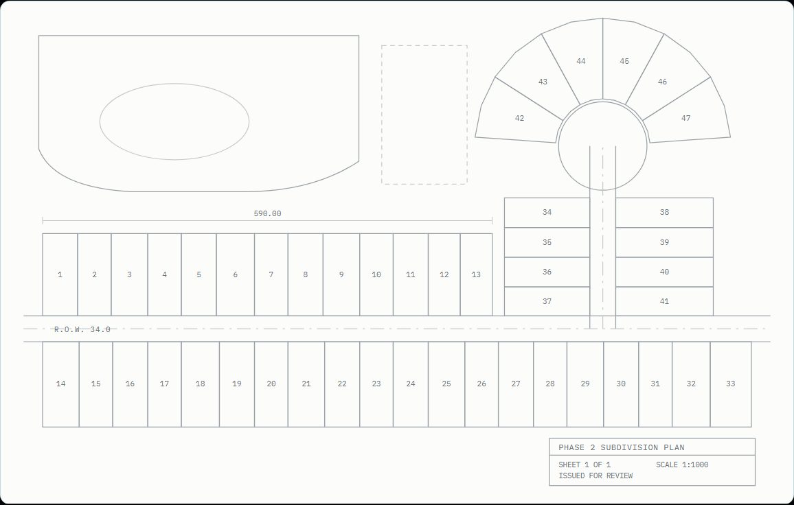 The raw engineering drawing