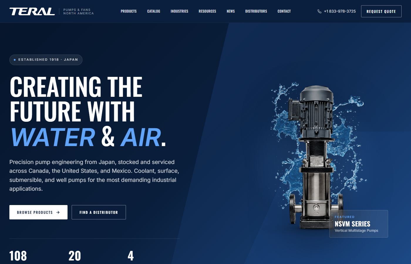 Japanese pump maker, North America