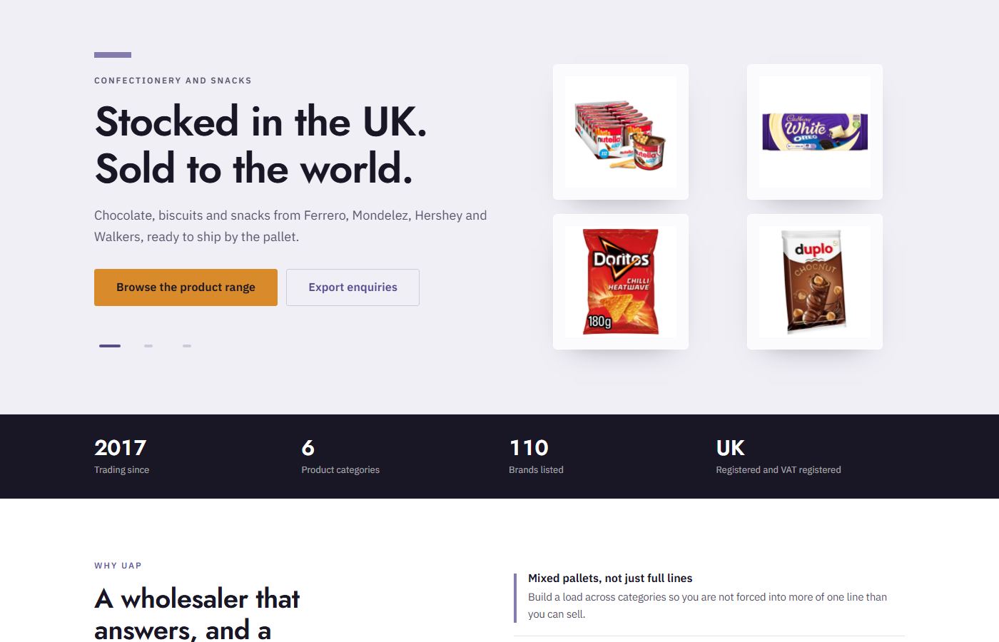 UK food wholesaler